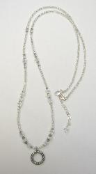 EHKK001 - Crystals Eyeglass Holder with Ring