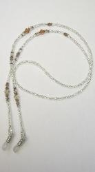 EHKK104 - Brown Crystals Eyeglass Holder