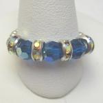 RKK006 - 6mm Round Capri Blue Ring